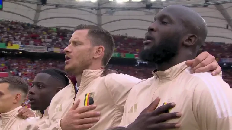 Ucraina - Belgia | Intonarea imnurilor