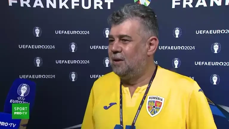 Marcel Ciolacu, dat pe spate de un tricolor din România - Slovacia: ”Impecabil”
