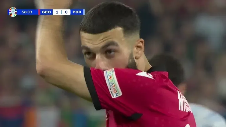 Georgia - Portugalia, Pro TV și VOYO: GOL Georgia, minutul 57