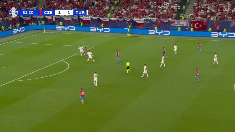 Cehia - Turcia (min. 82) Gol anulat Cehia