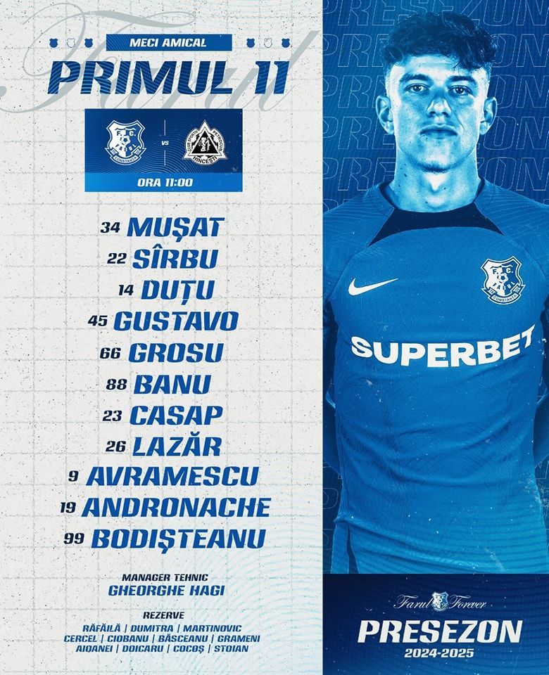 Farul Constanța a învins o campioană din Europa! UPDATE Două meciuri amicale în aceeași zi și cu același adversar pentru echipa lui Gică Hagi_2
