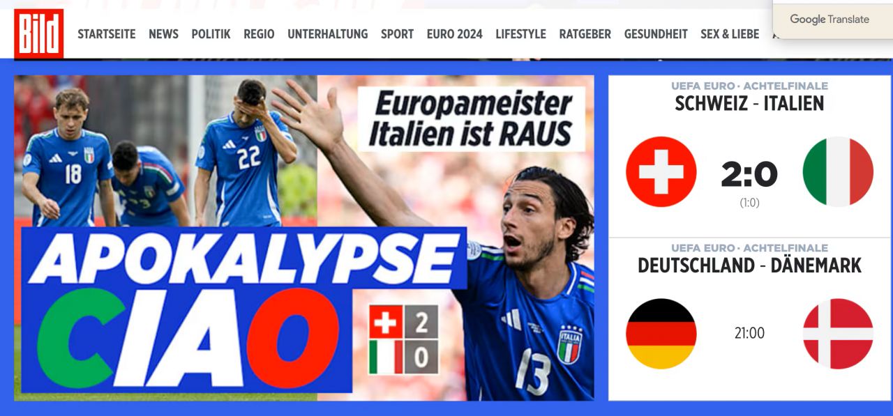 Eliminarea Italiei de la Euro 2024 a făcut înconjurul lumii! Ce au scris marile publicații_4