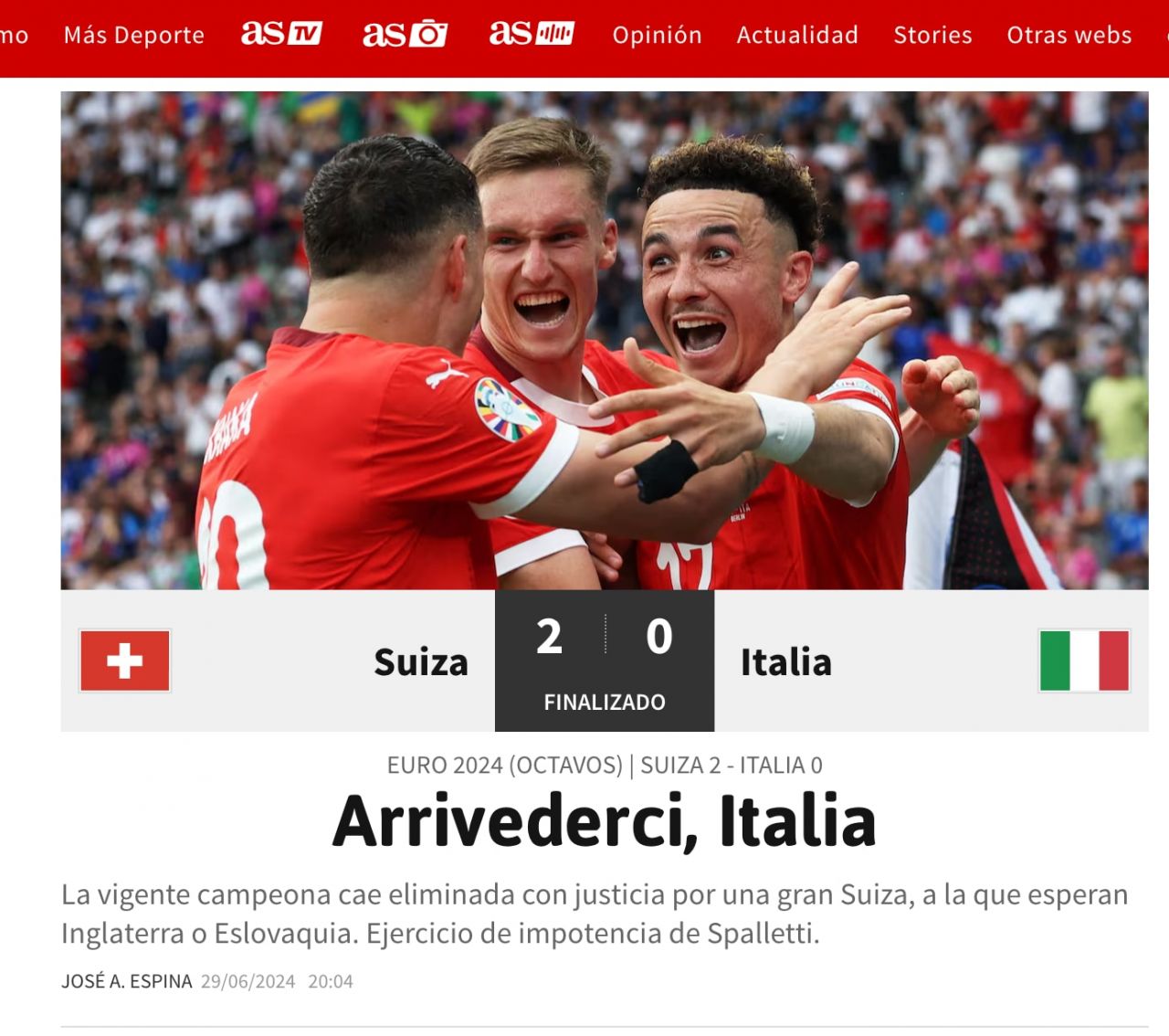 Eliminarea Italiei de la Euro 2024 a făcut înconjurul lumii! Ce au scris marile publicații_5