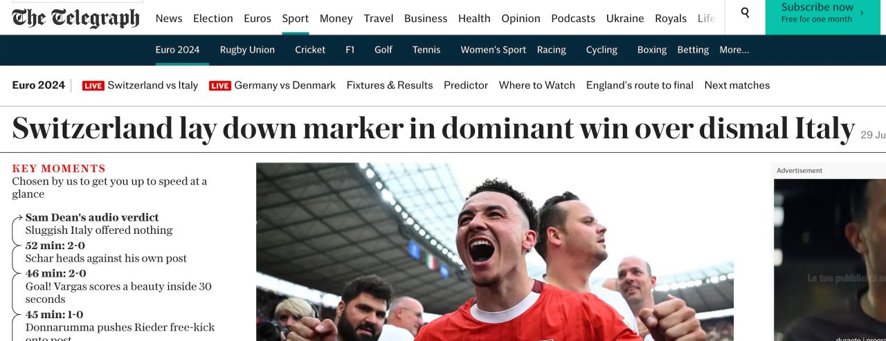Eliminarea Italiei de la Euro 2024 a făcut înconjurul lumii! Ce au scris marile publicații_8