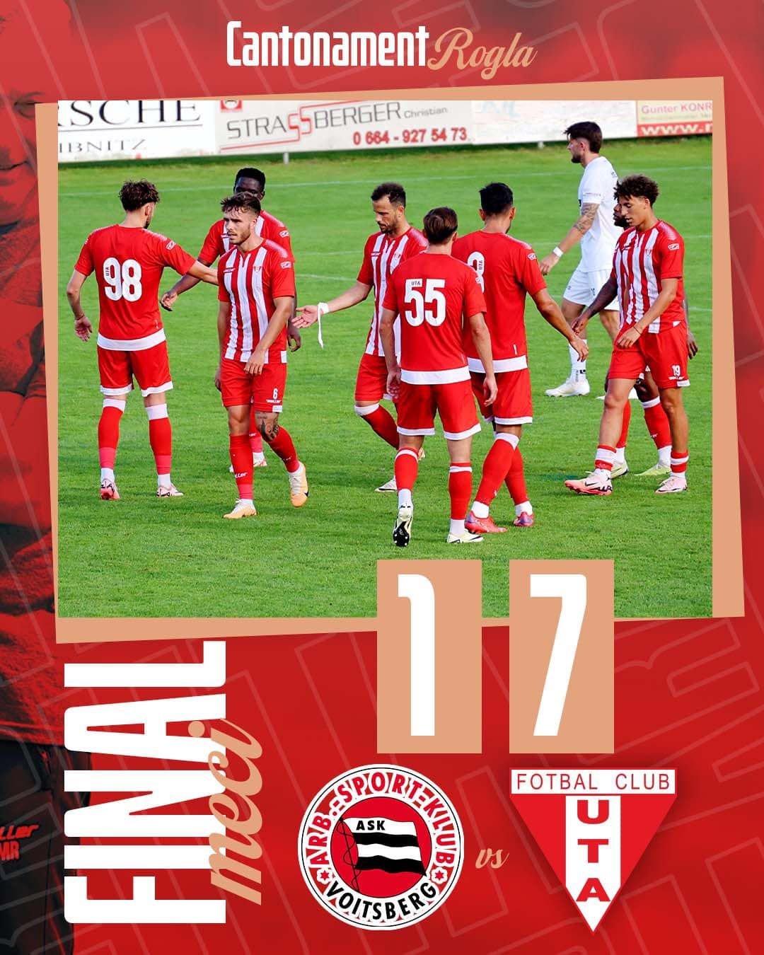 UTA Arad, victorie cu 7-1 în Austria, dar NU cu o echipă de amatori! Au înscris și noile transferuri_3