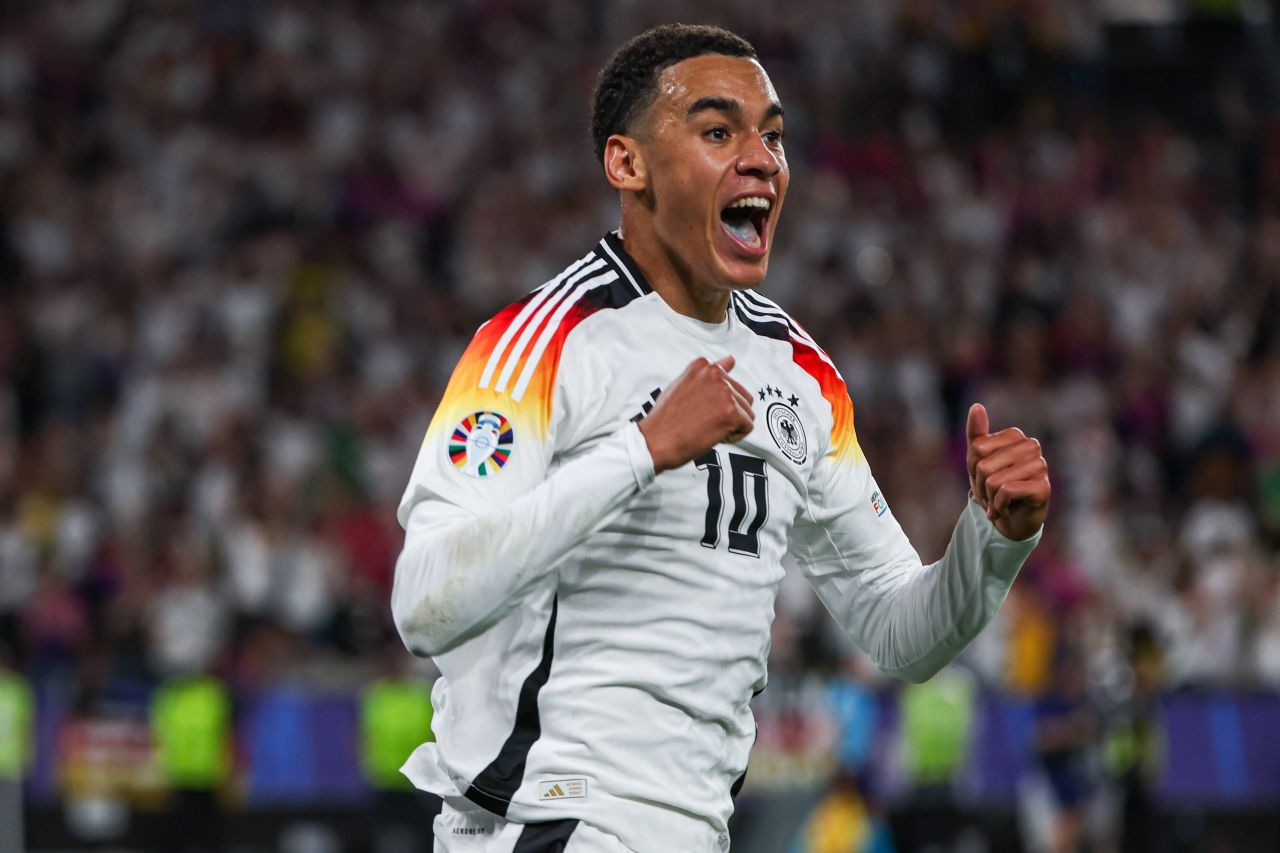 Performanța bifată de Jamal Musiala după golul din Germania - Danemarca 2-0 de la EURO 2024! Doar Wayne Rooney este mai tare