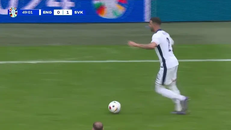 Anglia - Slovacia (min. 50) Gol anulat Anglia