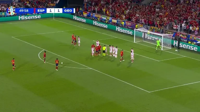 Spania - Georgia | Fabian Ruiz marchează din pasa lui Yamal