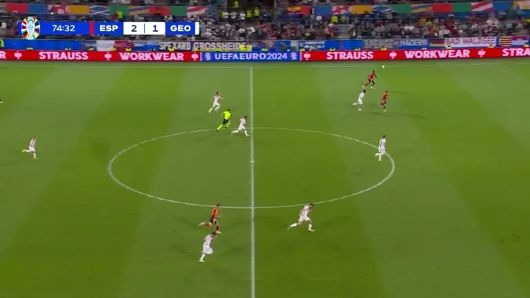 Spania - Georgia | Nico Williams marchează după o cursă nebună