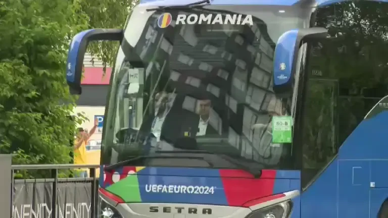Sosirea tricolorilor la Munchen, pentru meciul cu Olanda (01.07.2024)