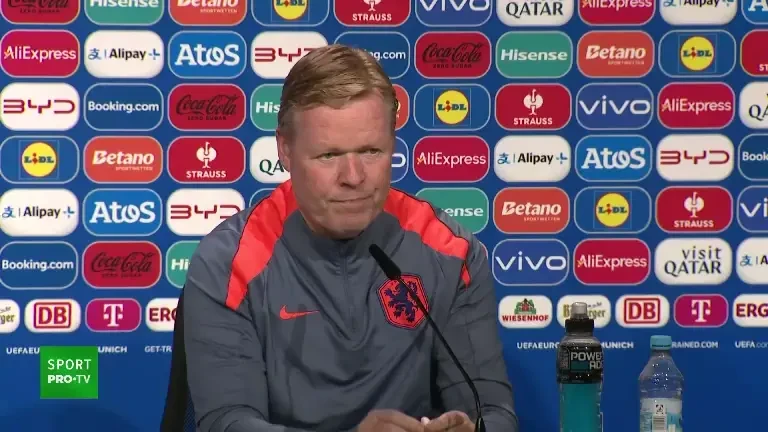 Conferință Ronald Koeman, înainte de România - Olanda