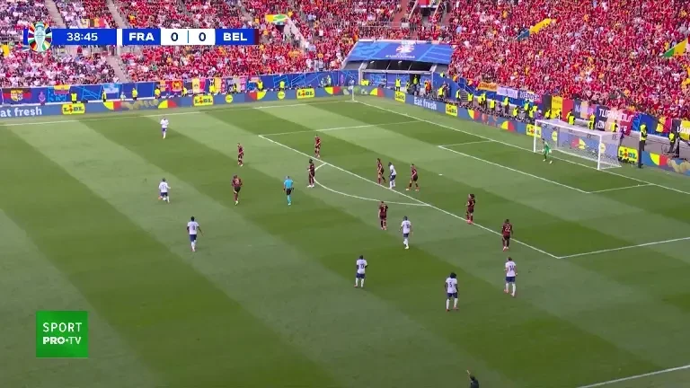 Franța - Belgia | Aurelien Tchouameni își încearcă norocul de la distanță