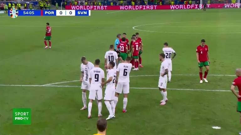 Portugalia - Slovenia: Ocazie Portugalia (minutul 55)