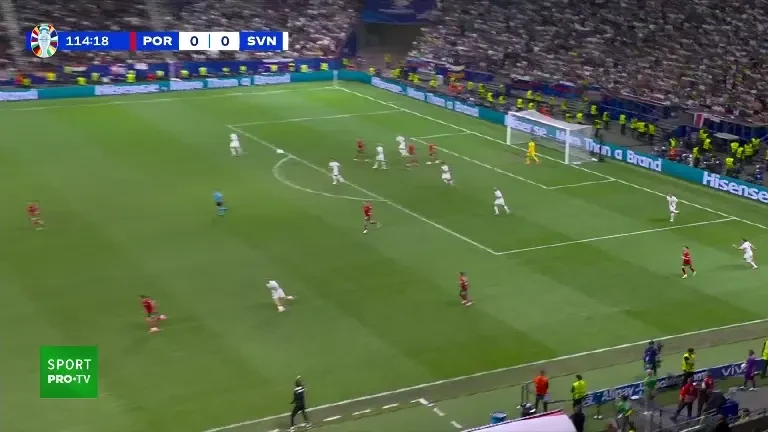 Portugalia - Slovenia: Ocazie Slovenia (minutul 114)