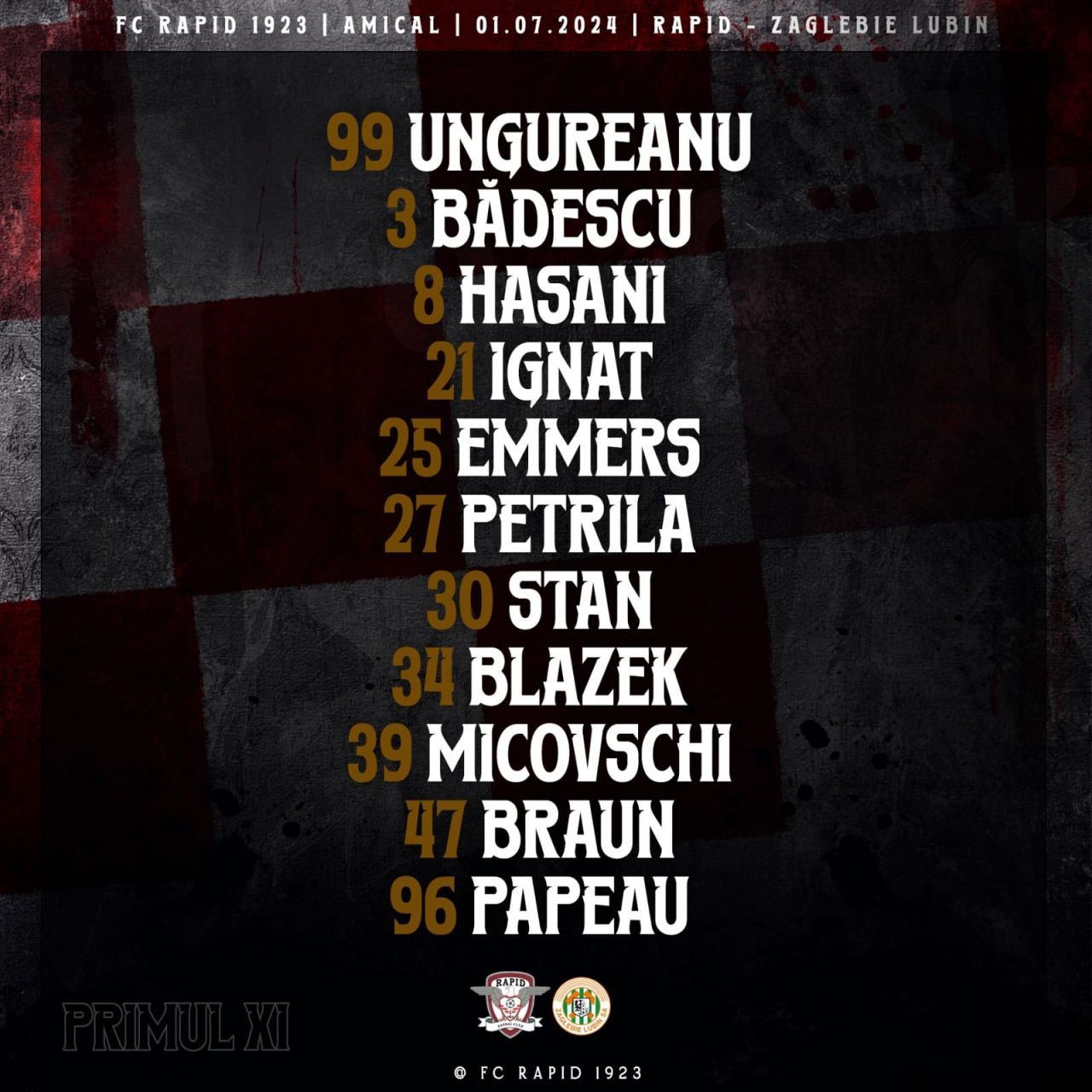 Albion Rrahmani nu iartă nimic nici în meciurile amicale! Rapid - Zaglebie Lubin, decis de atacantul kosovar_2