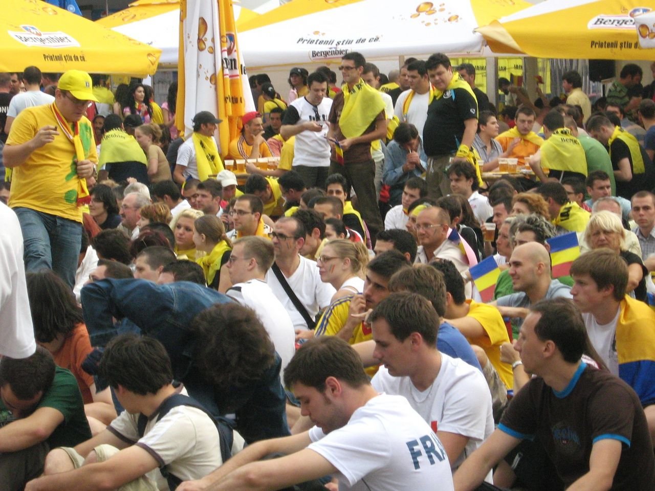 Imagini de colecție din 2008. Cum au trăit fanii naționalei meciul cu Olanda în 