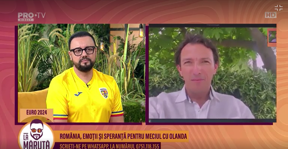 George Ogăraru, dialog &icirc;n direct la TV cu Măruță, Răzvan Raț și Nana Falemi despre Rom&acirc;nia - Olanda: &rdquo;Va fi spectacol&rdquo;