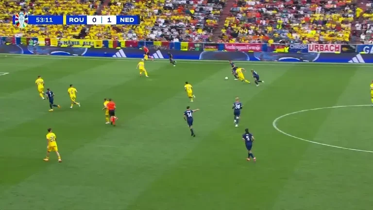 Rom&acirc;nia - Olanda | Minutul 53: Ocazie Olanda!