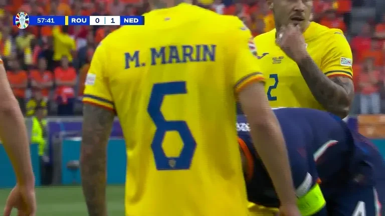 Rom&acirc;nia - Olanda | Minutul 58: Bară Olanda!