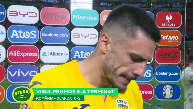 Andrei Burcă, după România - Olanda 0-3