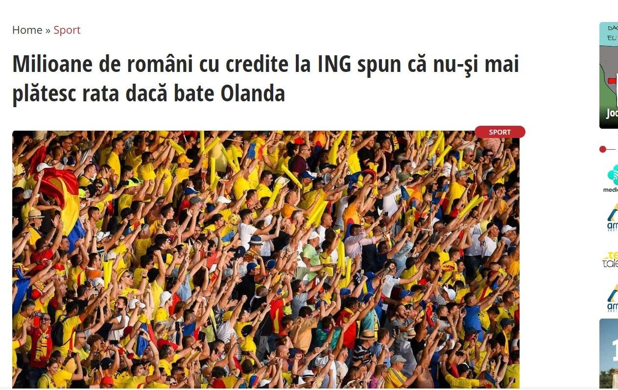”Și au primit flăcăii noștri trii beșici în năvod”! Ce scriu Times New Roman și Letopiseț despre aventura României la EURO 2024_3