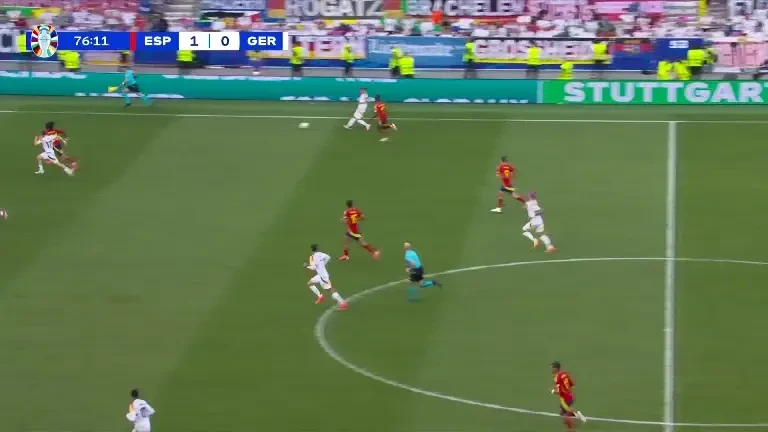 Spania - Germania (min.77) Bară Germania