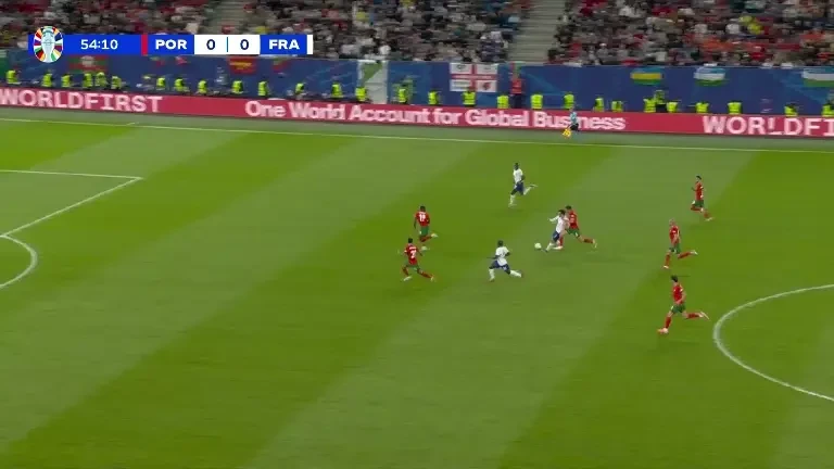 Portugalia - Franța (Min. 55): Mbappe primește îngrijiri medicale