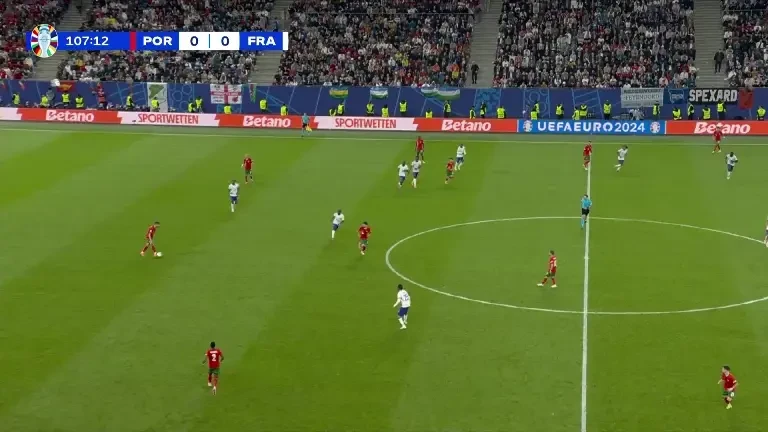 Portugalia - Franța (Min. 108): Joao Felix trimite &icirc;n plasa laterală