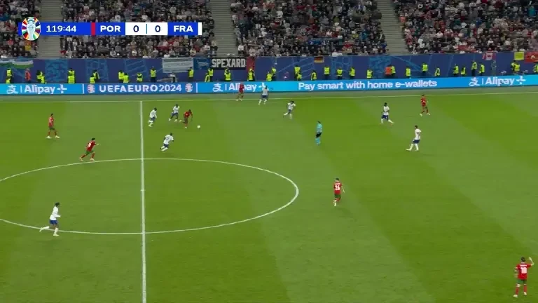 Portugalia - Franța (Min. 120): Ocazie Nuno Mendes