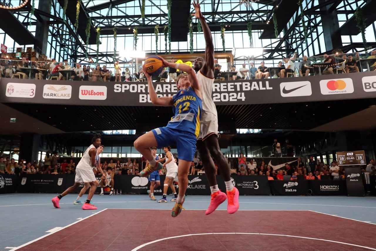 Spiritul Euro 2024 și la meciurile de baschet: A fost atmosferă incendiară &icirc;n ParkLake Shopping Center la meciurile Rom&acirc;niei din Liga Națiunilor la 3x3