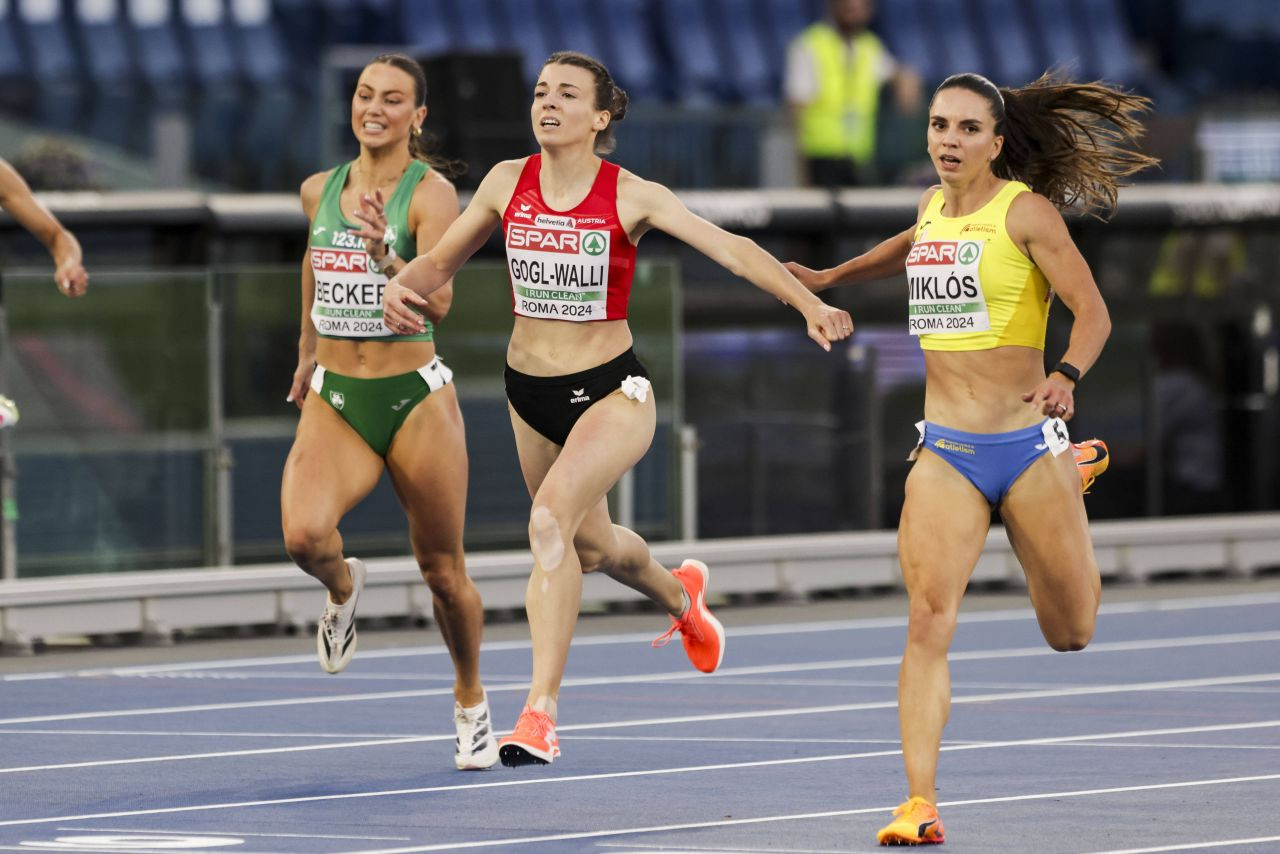 Andrea Miklos, frumoasa sprinteră din Ovalul Magic. 