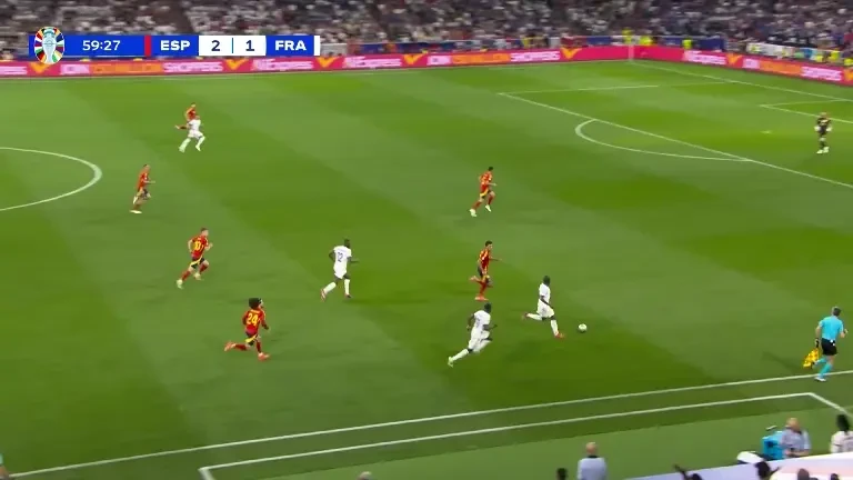 Spania - Franța | Ocazie Franța (minutul 59)