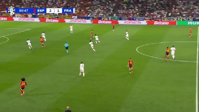 Spania - Franța | Ocazie Spania (minutul 80)