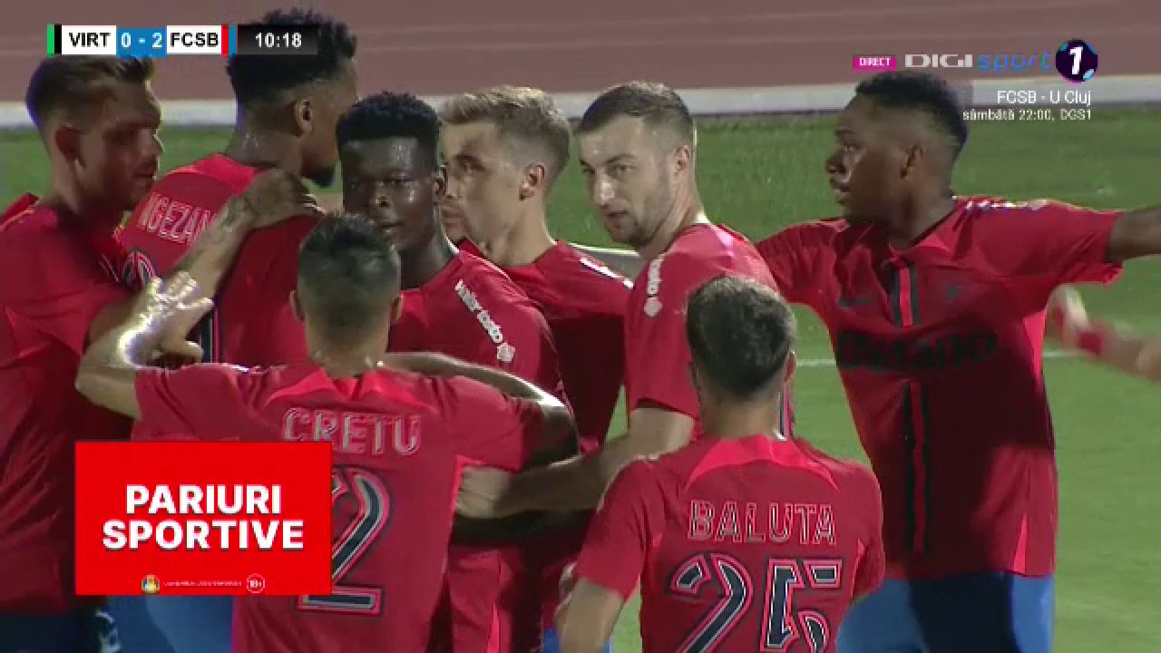 Să vină Maccabi! FCSB a măcelărit-o pe Virtus și e deja cu gândul la turul doi _20