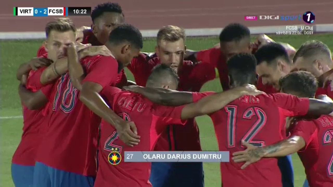 Să vină Maccabi! FCSB a măcelărit-o pe Virtus și e deja cu gândul la turul doi _1