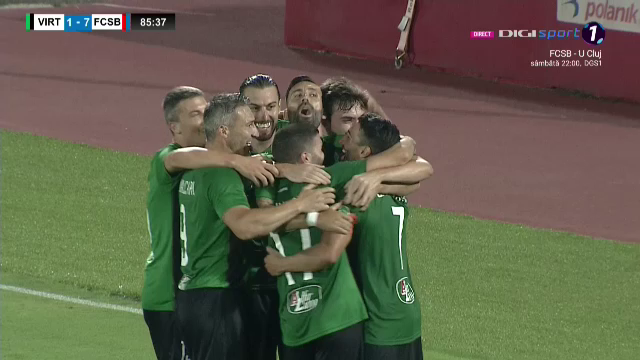 Cum au reacționat jucătorii lui Virtus după ce au dat golul de onoare în meciul cu FCSB! Piovaccari a dat tonul ”sărbătorii”_2