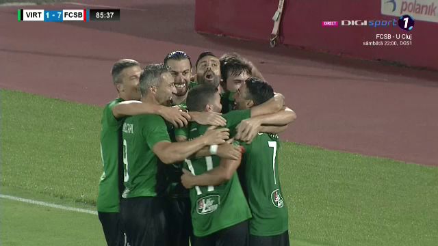 Cum au reacționat jucătorii lui Virtus după ce au dat golul de onoare în meciul cu FCSB! Piovaccari a dat tonul ”sărbătorii”_2