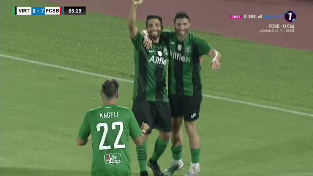 Cum au reacționat jucătorii lui Virtus după ce au dat golul de onoare în meciul cu FCSB! Piovaccari a dat tonul ”sărbătorii”_5