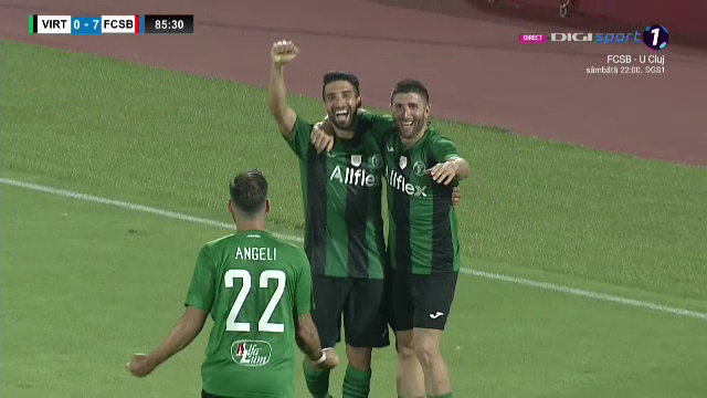 Cum au reacționat jucătorii lui Virtus după ce au dat golul de onoare în meciul cu FCSB! Piovaccari a dat tonul ”sărbătorii”_6