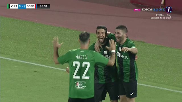 Cum au reacționat jucătorii lui Virtus după ce au dat golul de onoare în meciul cu FCSB! Piovaccari a dat tonul ”sărbătorii”_8