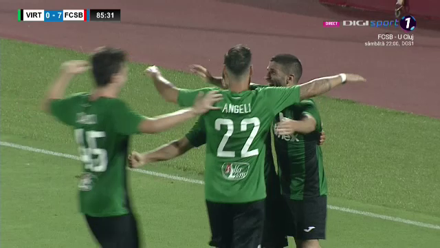 Cum au reacționat jucătorii lui Virtus după ce au dat golul de onoare în meciul cu FCSB! Piovaccari a dat tonul ”sărbătorii”_9