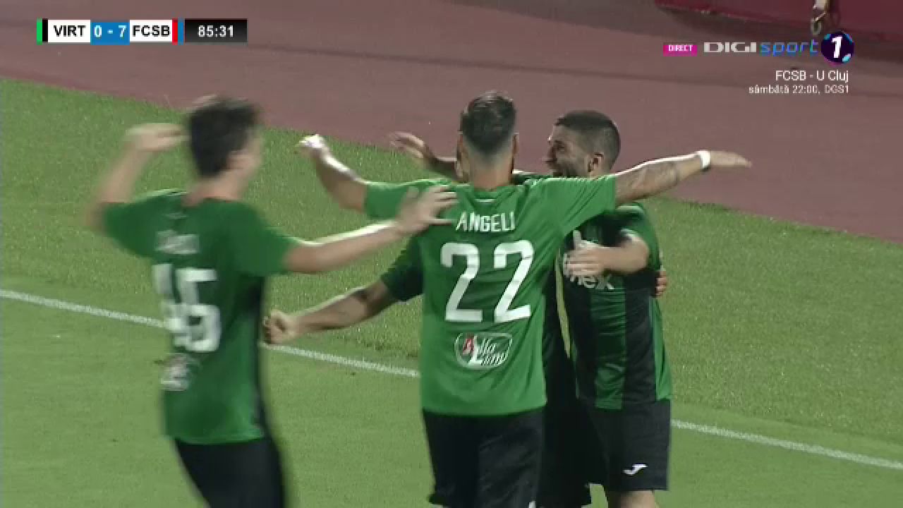 Cum au reacționat jucătorii lui Virtus după ce au dat golul de onoare în meciul cu FCSB! Piovaccari a dat tonul ”sărbătorii”_9