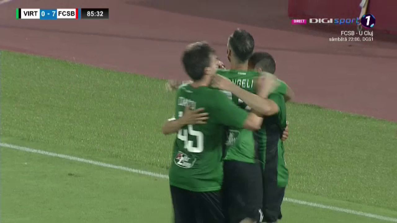 Cum au reacționat jucătorii lui Virtus după ce au dat golul de onoare în meciul cu FCSB! Piovaccari a dat tonul ”sărbătorii”_10