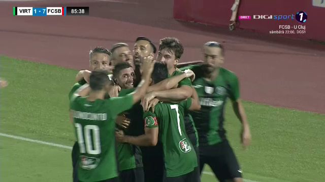 Cum au reacționat jucătorii lui Virtus după ce au dat golul de onoare în meciul cu FCSB! Piovaccari a dat tonul ”sărbătorii”_21