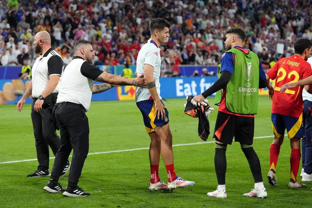 Teribil! Vestea primită de Alvaro Morata după accidentarea stupidă de dinaintea finalei EURO 2024_2