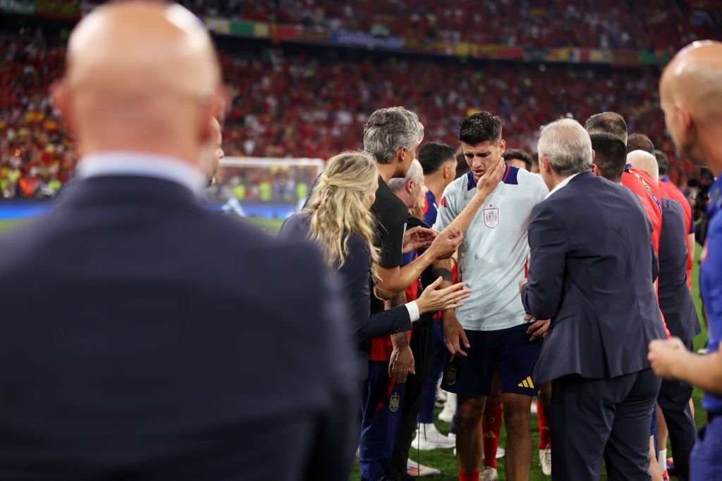 Teribil! Vestea primită de Alvaro Morata după accidentarea stupidă de dinaintea finalei EURO 2024_10