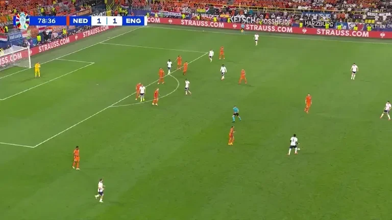 EURO 2024: Olanda - Anglia, Bukayo Saka înscrie, dar golul a fost anulat după intervenția VAR