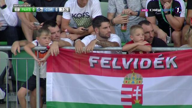 Dominik Szoboszlai e ”ultras” la meciul dintre Paksi și Corvinul Hunedoara_2