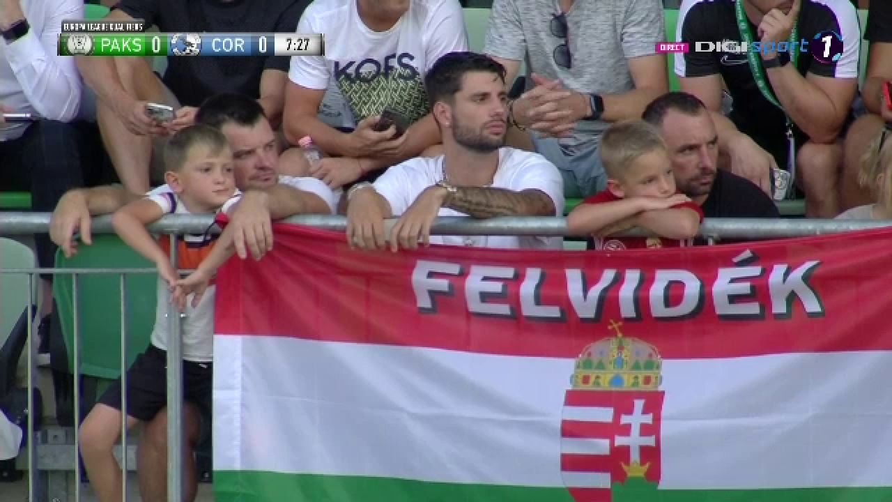 Dominik Szoboszlai e ”ultras” la meciul dintre Paksi și Corvinul Hunedoara_1
