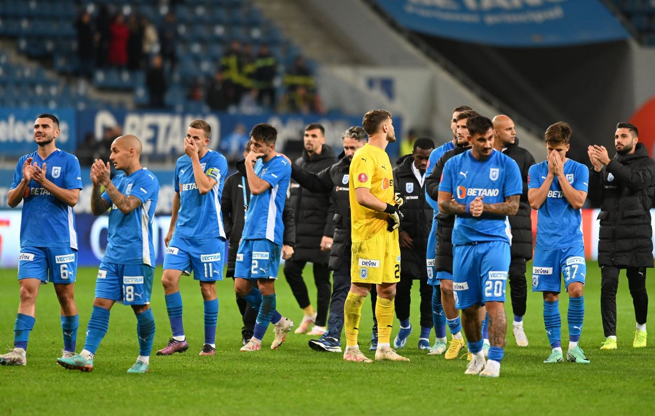 Universitatea Craiova a anunțat despărțirea de un jucător la mai puțin de 24 de ore după remiza cu Hermannstadt